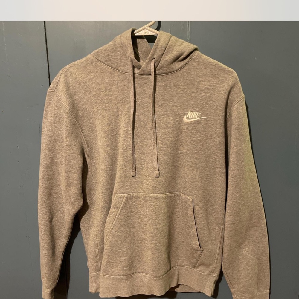 Nike Gray Sweatshirt Classic Pullover Hoodie